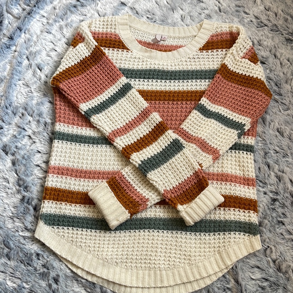 Striped Tunic Sweater